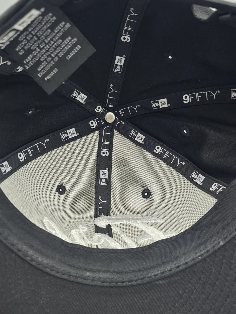 New Era 9Fifty Fiore Black Adjustable Snapback Hat
